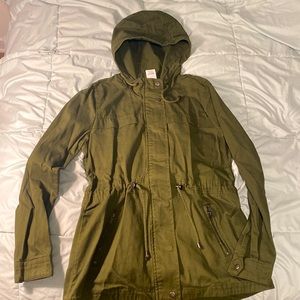 Sky and Sparrow Green Anorak Jacket